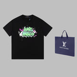 Front view of Louis Vuitton cotton t-shirt with contemporary cut
