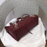 Back view of premium chic women's handbag – women's designer-style accessory