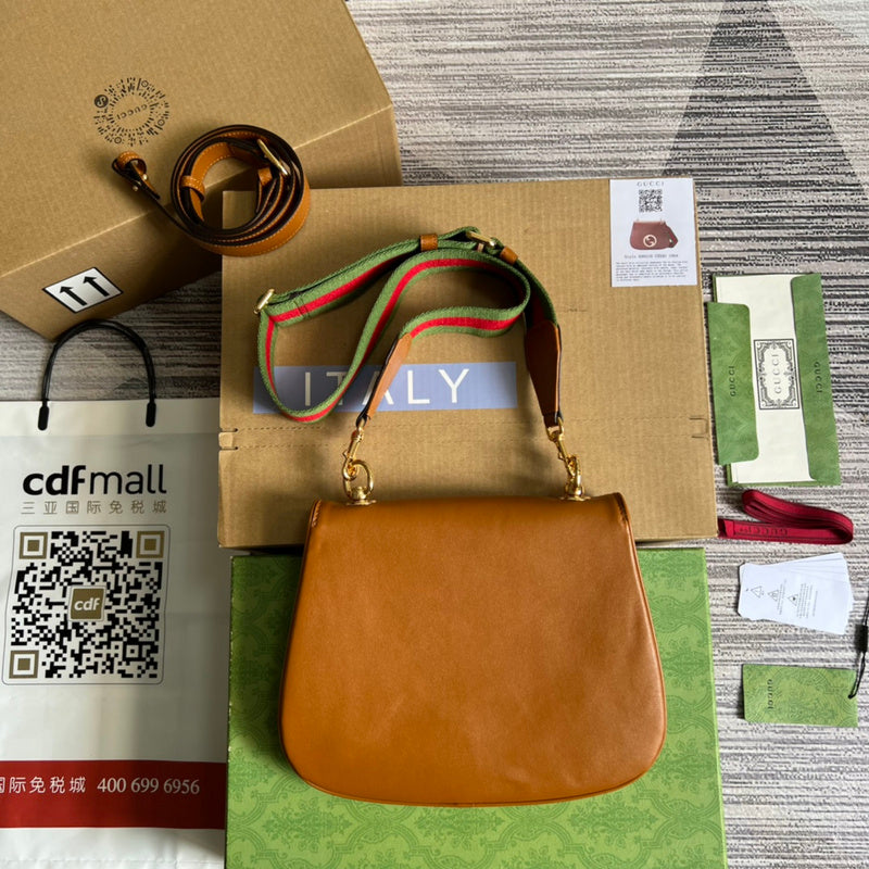 Side profile of classic refined women's handbag – women's luxury handbag