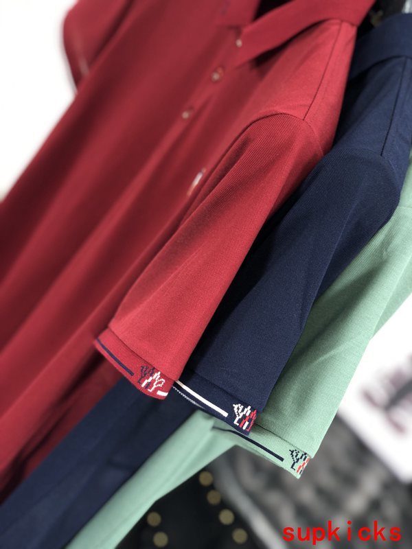 Front view of Moncler luxury clothing with relaxed-fit cut