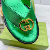 Side profile of Gucci two-tone sneakers minimalist modern build