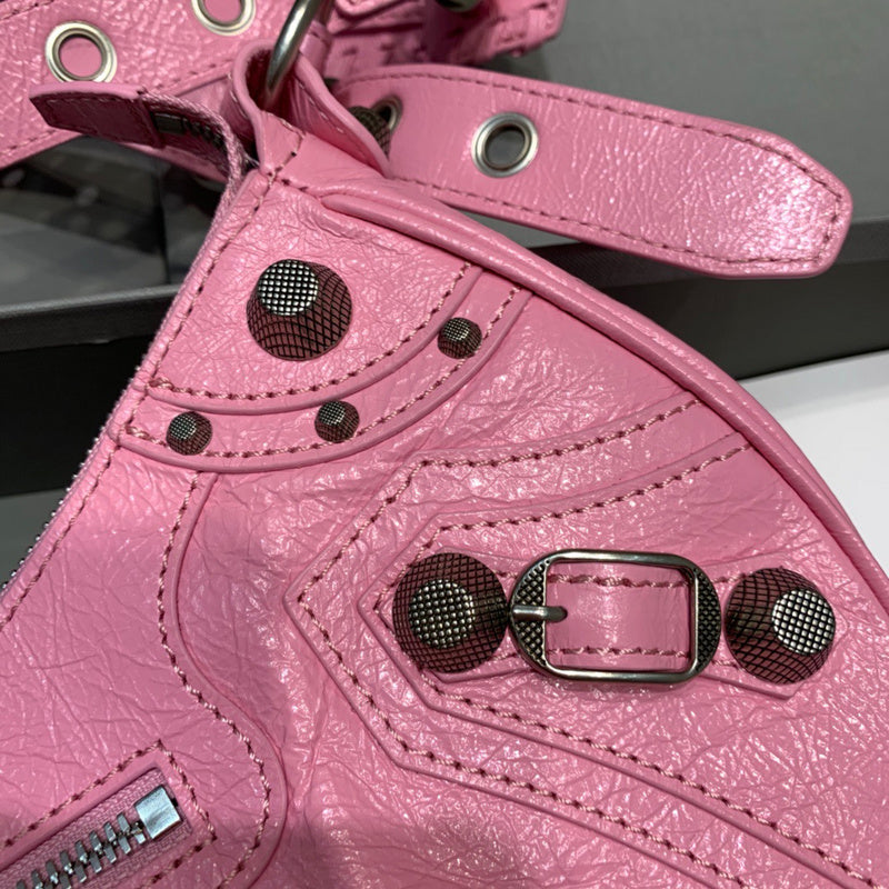 Elegant Faux Leather Handbag - Signature Hardware Accents | Women's Premium Handbag #372 - interior view (image 6) of designer-inspired handbag