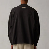 Front view of Fear of God Essentials Long T-shirt premium t-shirt
