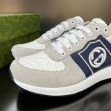 Gucci bold contrast luxury sneakers view 7 breathable knit upper