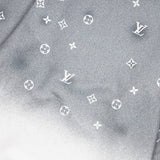 Close-up detail shot of Louis Vuitton luxury clothing with runway-inspired design