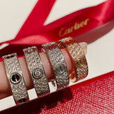 Close-up detail view of Cartier unisex jewelry piece