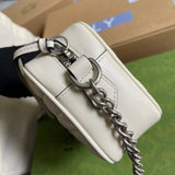 Handle and strap detail of statement everyday-luxe women's handbag – women's designer-style accessory
