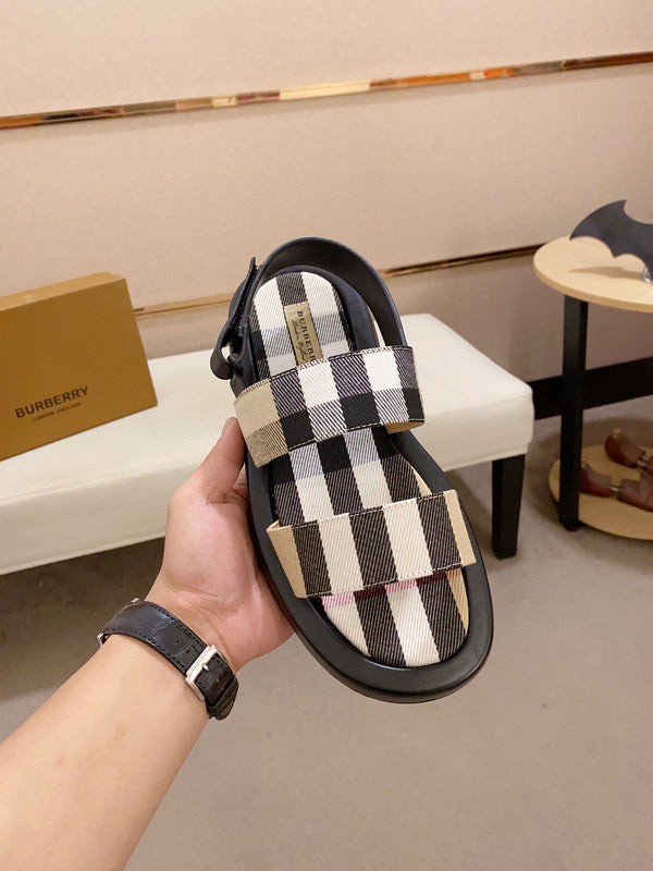Burberry Camel Chunky Platform Sneakers - Angled View