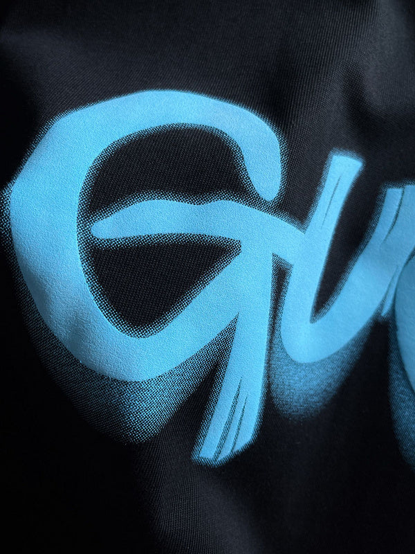 Full styled look of Gucci luxury clothing with monogram-inspired silhouette