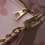 Side profile of refined classic women's handbag – women's statement bag