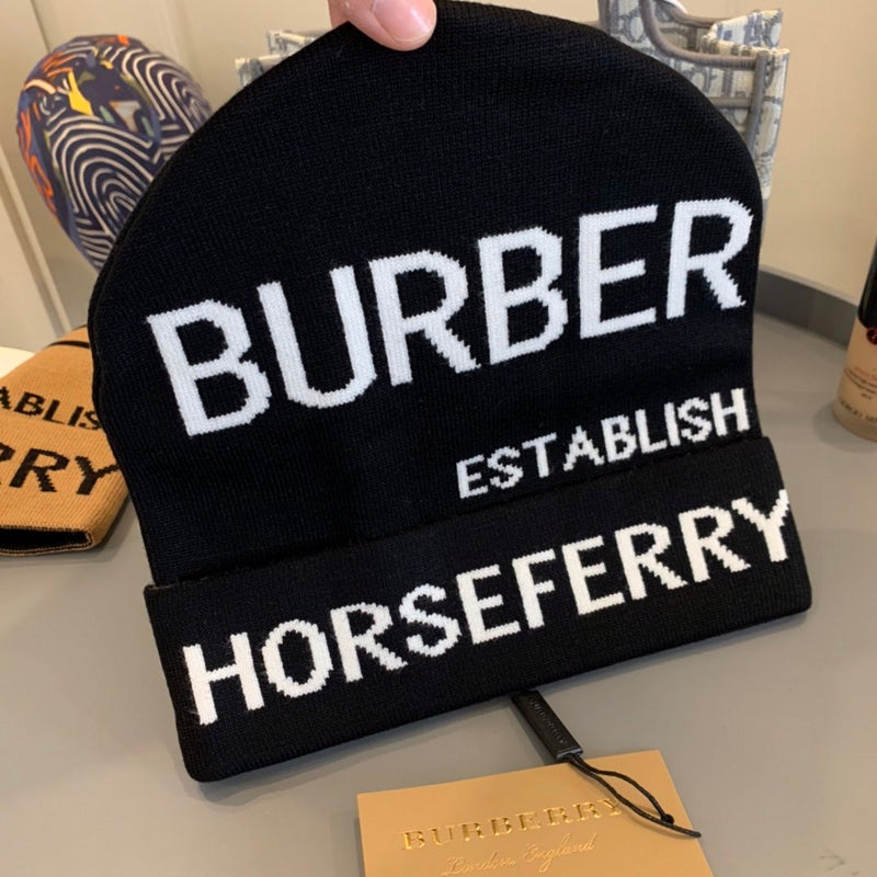 Front view of Burberry unisex cap
