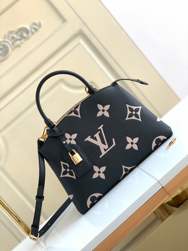 Side profile of elevated chic women's handbag – women's everyday handbag