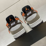 Nike bold contrast luxury sneakers view 8 signature lace-up style