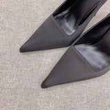 Close-up of Saint Laurent shoes craftsmanship