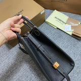 Polished Faux Leather Handbag - Refined Silhouette | Women's Premium Handbag #1121 - back view (image 4) of designer-inspired handbag