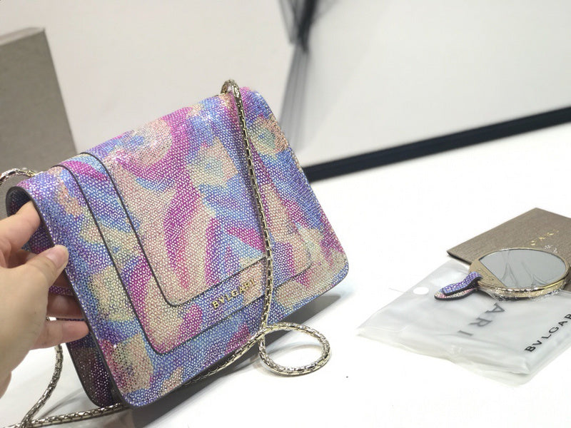 Statement Vegan Leather Handbag - Everyday Elegance | Women's Fashion Handbag #1787 - interior view (image 6) of designer-inspired handbag