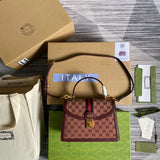 Front view of premium polished women's handbag – women's luxury accessory