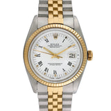 Side view of Rolex men's watch