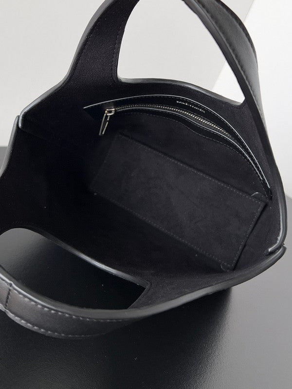 Zivas Charm Modern Minimalist Look Statement Handbag (Elevated Daily Companion) – Side Profile