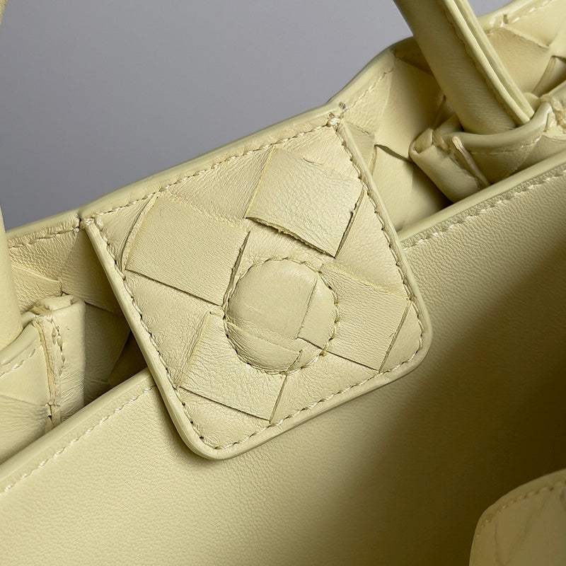 Statement Faux Leather Handbag - Smooth Faux-Leather Exterior | Women's Statement Accessory #1571 - interior view (image 6) of designer-inspired handbag