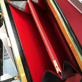 Handle and strap detail of premium polished women's handbag – women's designer-style accessory