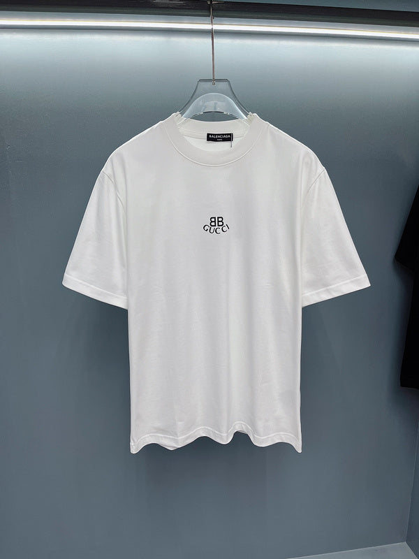 Full styled look of Gucci luxury clothing with monogram-inspired silhouette