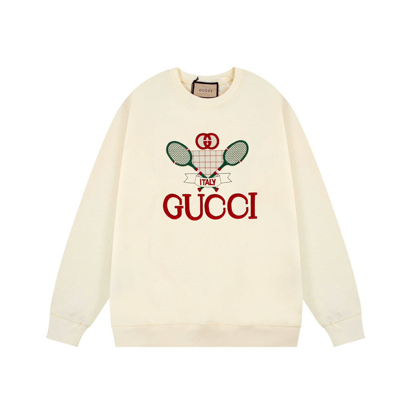 Front view of Gucci luxury clothing with contemporary cut