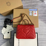 Front view of refined chic women's handbag – women's luxury accessory