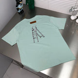 Front view of Louis Vuitton cotton t-shirt with logo-detail design
