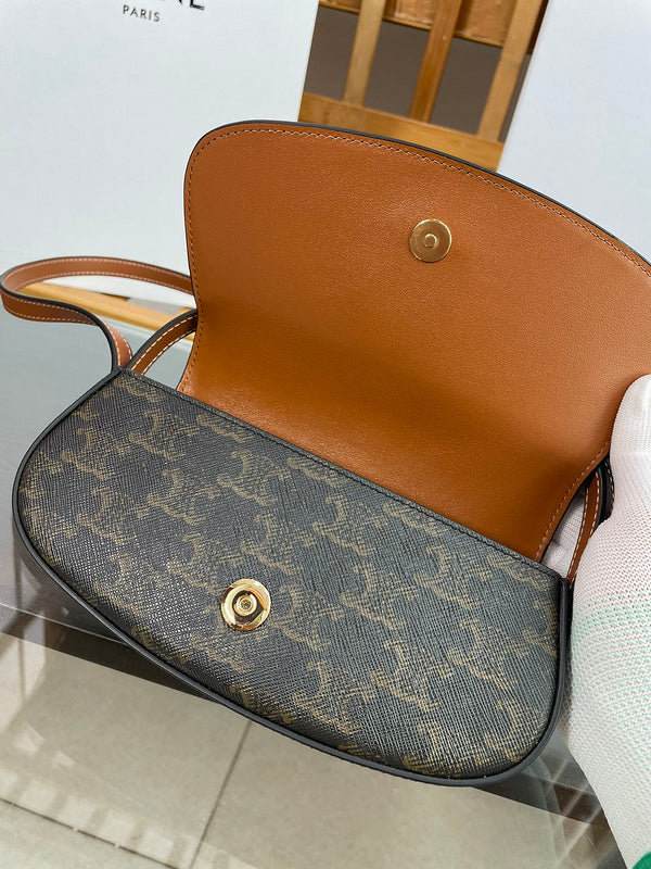 Side profile of sleek everyday-luxe women's handbag – women's premium purse