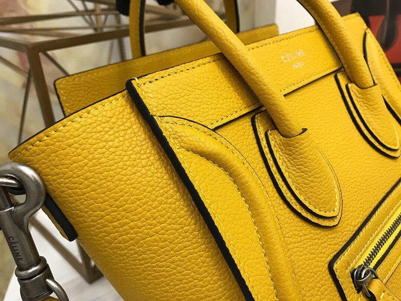 Side profile of classic structured women's handbag – women's everyday handbag