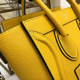 Side profile of classic structured women's handbag – women's everyday handbag