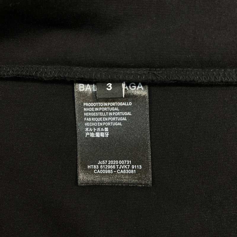 Close-up of Balenciaga designer clothing craftsmanship