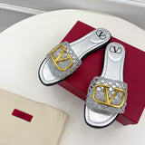 Valentino Garavani designer shoes full view