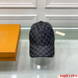 Close-up detail view of Louis Vuitton unisex cap