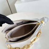 Top view of statement refined women's handbag – women's premium purse