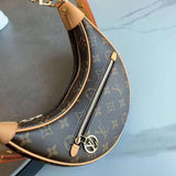 Back view of sleek classic women's handbag – women's designer-style accessory