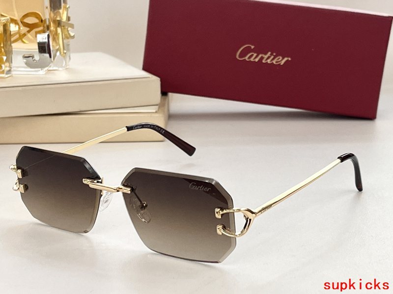Lifestyle view of Cartier unisex sunglasses