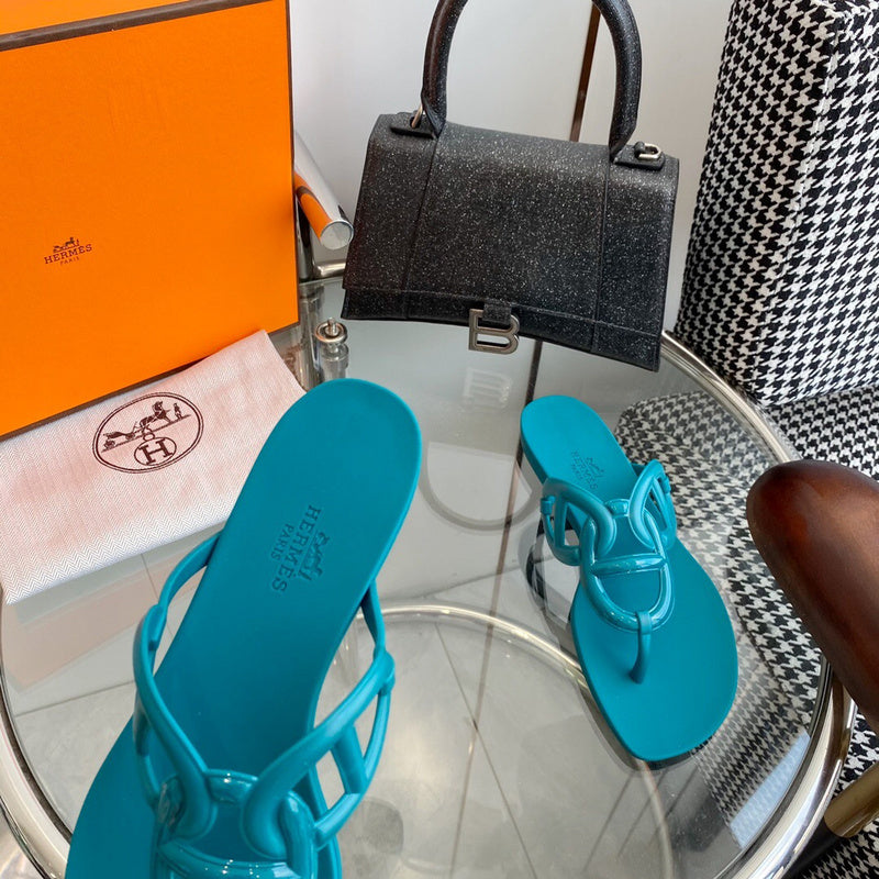 Hermes shoes Style 326 - styled lifestyle view (alternate angle)