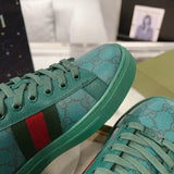 Gucci sneakers detailed view showing premium designer craftsmanship