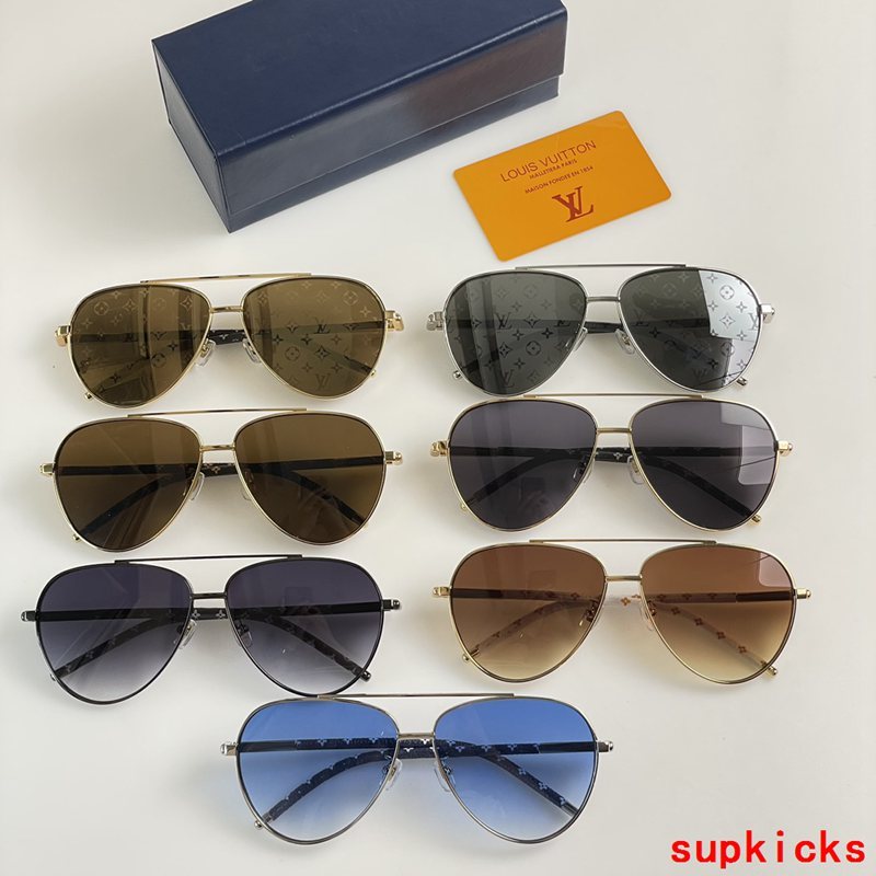 Lifestyle view of Louis Vuitton unisex sunglasses