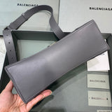 Polished Faux Leather Handbag - Polished Finish | Women's Luxury Handbag #525 - back view (image 4) of designer-inspired handbag