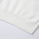Side profile of Polo cotton polo shirt with signature branding