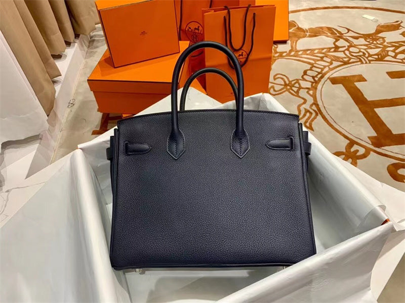 Sleek bag shown from front angle