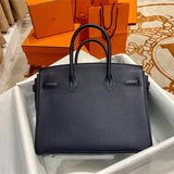 Sleek bag shown from front angle