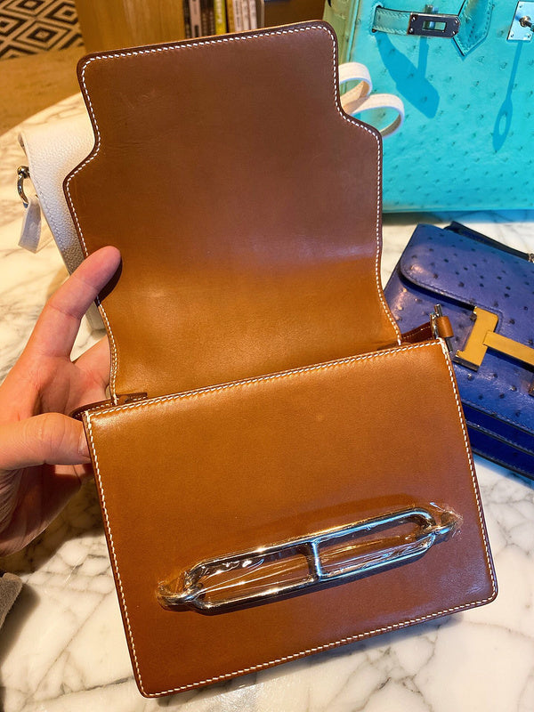 Modern bag shown from front angle