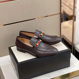 Gucci two-tone luxury sneakers view 8 signature lace-up style