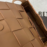 Polished Faux Leather Handbag - Modern Structured Build | Women's Luxury Handbag #1619 - styled full view (image 7) of designer-inspired handbag