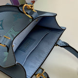 Front view of classic statement women's handbag – women's designer-style accessory