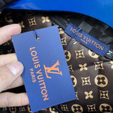 Back view of Louis Vuitton luxury clothing with streetwear-inspired cut